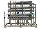 Stainless steel 2 stage RO Water treatment  Horizontal for ultra pure water 4 m3 / day 24000GPD