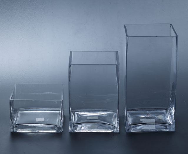 tank vase,Square glass vase SF010-012 