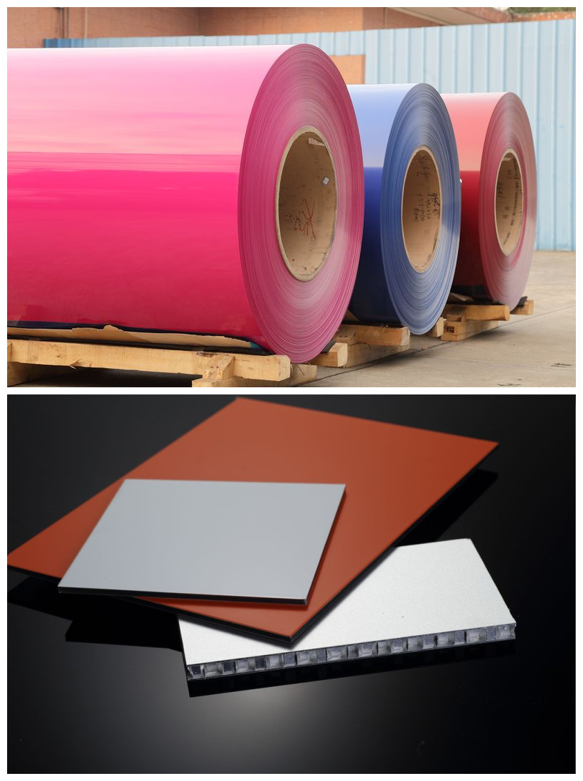 color coated aluminum coil for composite panel