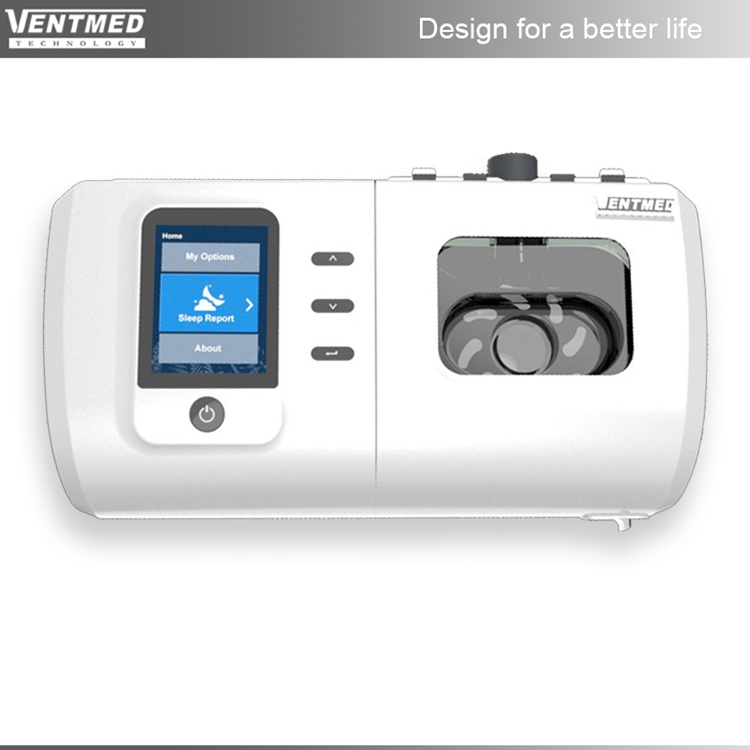CPAP(Continuous Positive Airway Pressure) Non-Invasive Ventilator with integrated humidifier