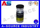 Yellow Customized Product Labels Printing Testosterone Labeled Vials For Hologram Box