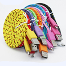 Colorful Flat Braided Micro USB Cable on sales