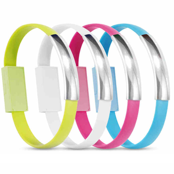 Colorful New Design Bracelet Data Cable with Charging and Sync