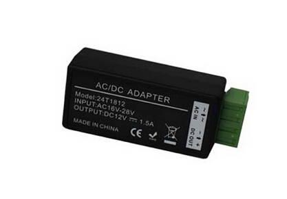 24vac to 12vdc power converter 24VAC To 12VDC Convertor For CCTV Security Camera (C24T12)