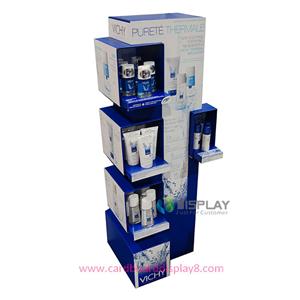 Super Market Retail Paper Display Shelf For Shampoo