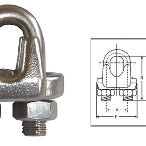 G450 US Type Drop Forged Wire Rope Clips