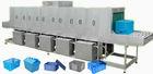 Steam / Electricity Heating Turnover Crate Washer For Food Industry
