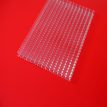 Competitive price anti-uv Twin wall polycarbonate sheet pc sun sheet pc hollow sheet