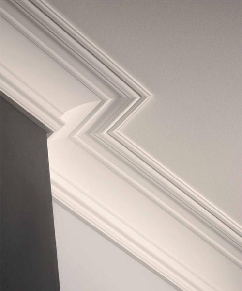 Polyurethane Cornice Moulding Crown Corner Decorative Line Interior Decor Material