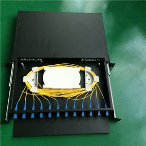 12 Port Rack Mounted Fiber Optic Patch Panel