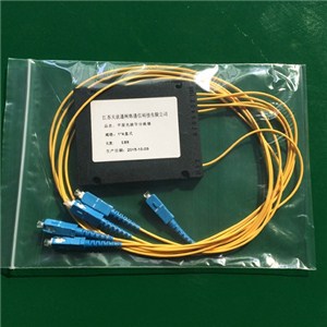 1x4 SC UPC Connectorized PLC Splitter In ABS Box