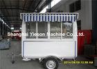 Strong Steel Food Concession Trailers Mobile Food Catering for Huamburgers