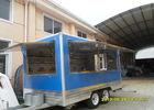 Custom Mobile Food Trailers Food Truck Cart  For Snack ,Concession Food Trucks
