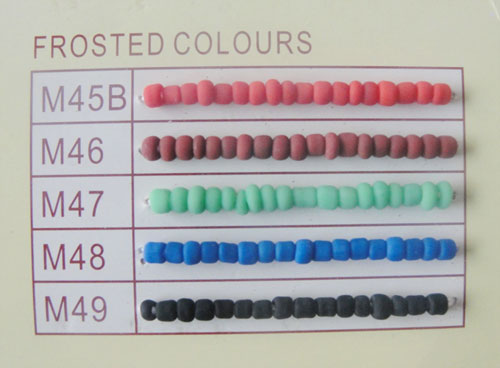 Glass Seed Bead FROSTED-ROUND-BEADS-2