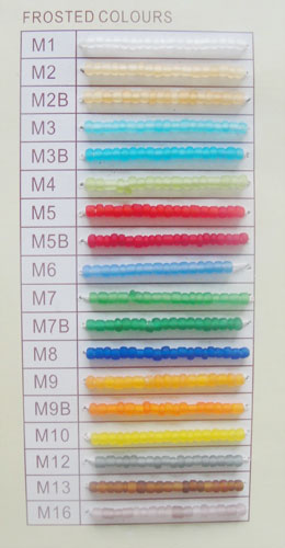 Glass Seed Bead FROSTED-ROUND-BEADS