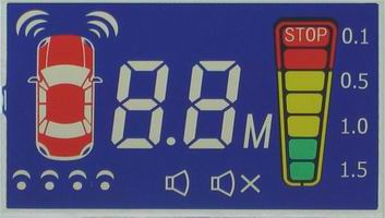 STN LCD Display Glass Panel