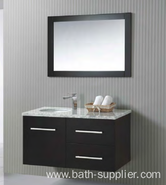 Wall Mounted Solid Wood bathroom cabinet