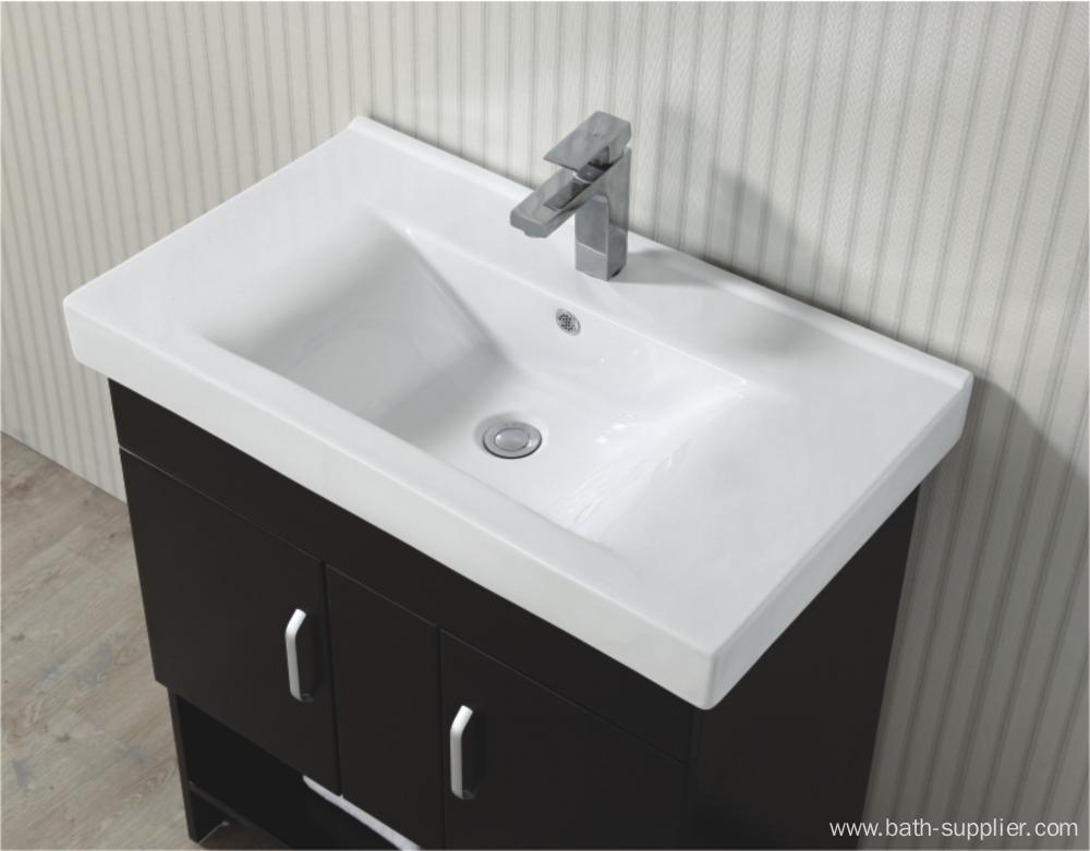 Floor Mounted Solid Wood bathroom cabinet
