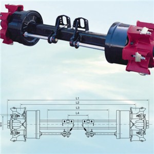 German Type Spoke Axle