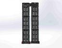 48 Zones Portable Metal Detector Walk Through , Door Frame Metal Detector