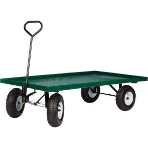 Metal Deck Garden Cart