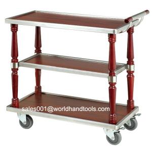 Three Layer Wood Service Cart