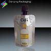 flexible packaging,aluminum foil stand up pouch with spout, wine bag with spout