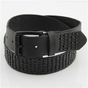 Black Studs PU Belt