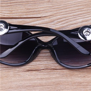 Antique Black Snap Button Sunglasses