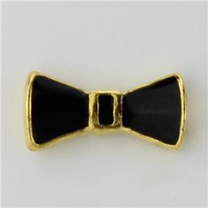 Gold Bow Tie Floating Charm