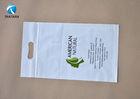 Polythene pouches plastic clothing packaging with zipper sealed for underwear