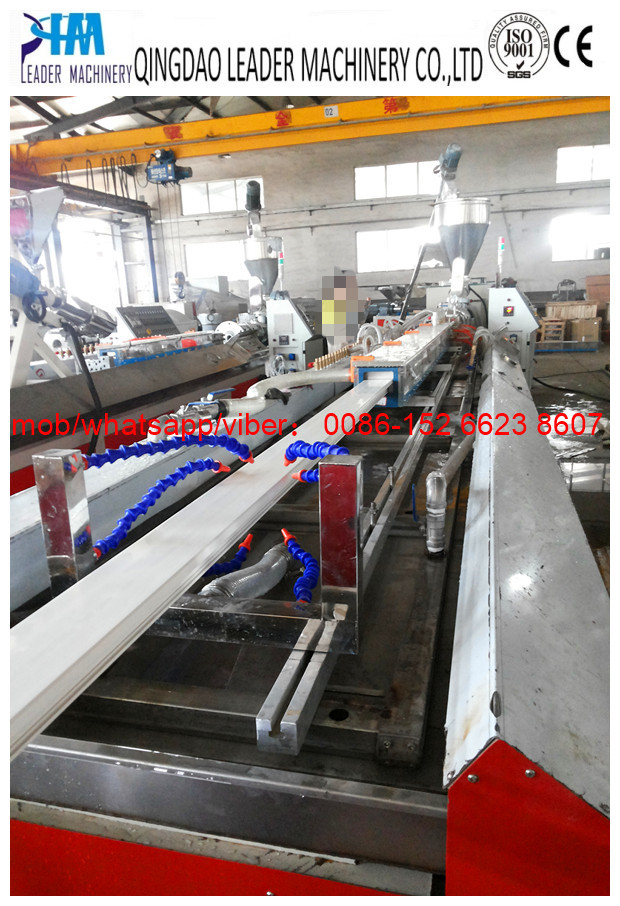 pvc casement profile extruder machine