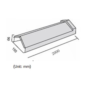 Ridge Cap Roof Tiles