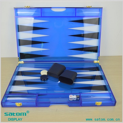 Wholesale Lucite acrylic backgammon board backgammon 