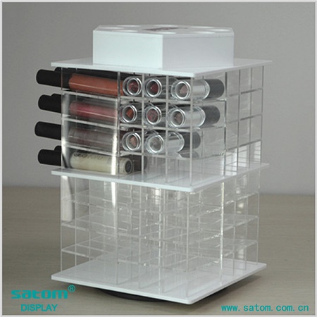 Lower price rotating acrylic lipstick holder