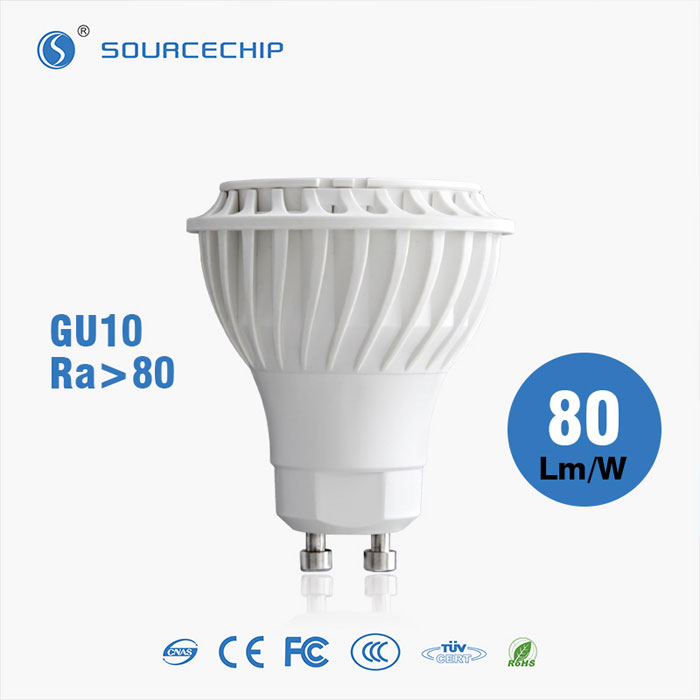 Supply COB GU10 high color 7w spot light