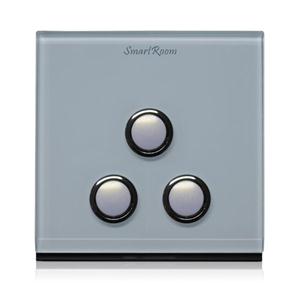 Smart Switch Three Gang L N 10A Tempering Glass SRZCSWNGWS133101