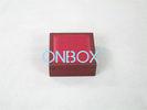 Matt painting wooden jewelry boxes for lady earring , pendant and finger ring