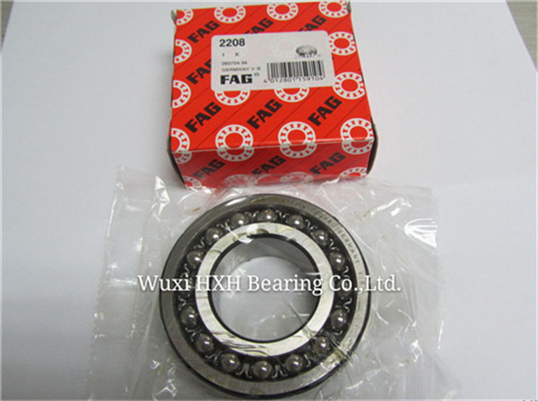 FAG 2208 Spherical ball bearing ABEC-5 GCr15