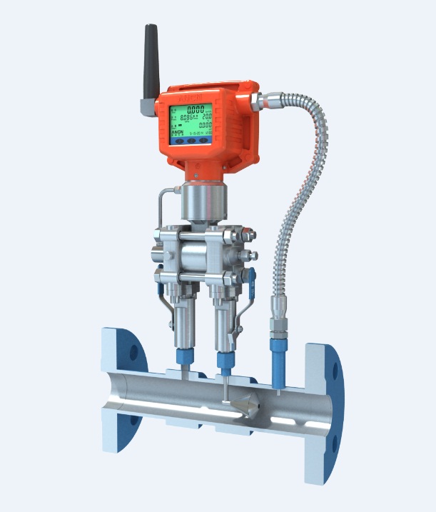 V-cone type, wireless integrative multivariable DP flow meter