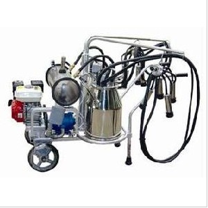 Two Buckets Vacuum Pump Milking Machines