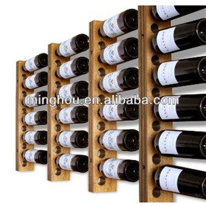 12 Bottles Wood Wall Mounted Wine Rack Holder MH-MR-15035