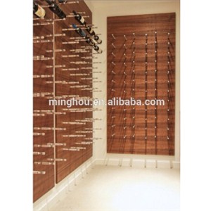 Aluminum Wall Mounted Wine Racks Decorative Wall Mounted Wine Display Racks MH-MR-15001