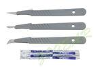Carbon Steel / Stainless Steel Sterile Disposable Scalpels , Surgical Scalpel Blade