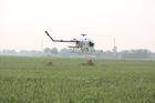 Helicopter Agricultural Spraying with 20 Kilogram Payload Self Programmed Capacity