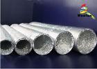 Silver 5 Fire Rated Flexible Duct Aluminum For Air Conditioning System
