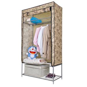 Cheaper Black Fabric Wardrobe With Mesh