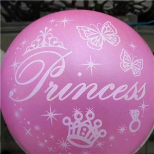 12 Inch Round Pattern Balloon