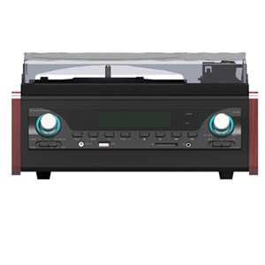 Vinyl phonograph record turntable player