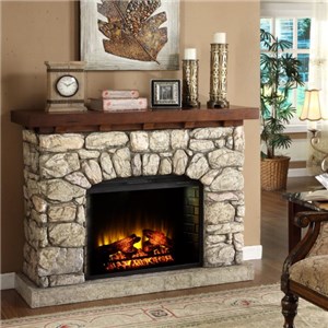 Home decorative electric fireplace